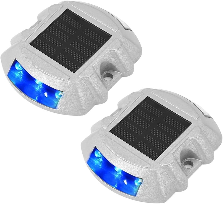 La route solaire en aluminium gâchée cloute le goujon incorporé de Cat Eye Marker Blinker Road LED