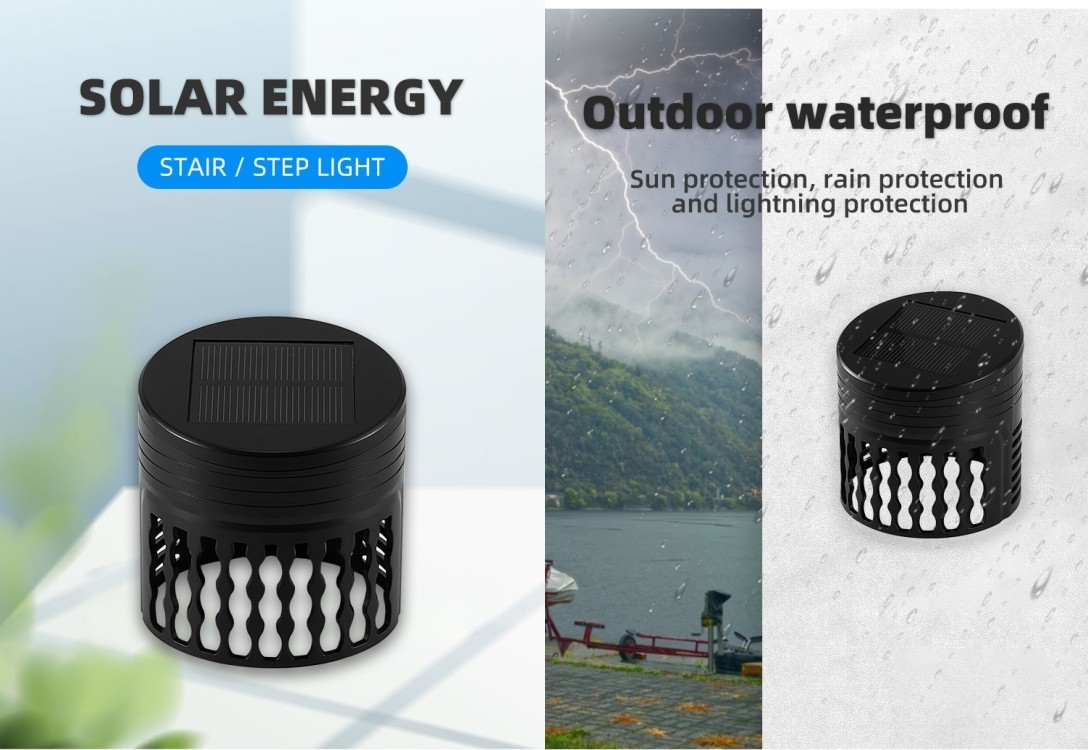 Lumières solaires de barrière de la longévité IP65 pour la lumière LED de jardin de mur allumant les lampes résistantes UV