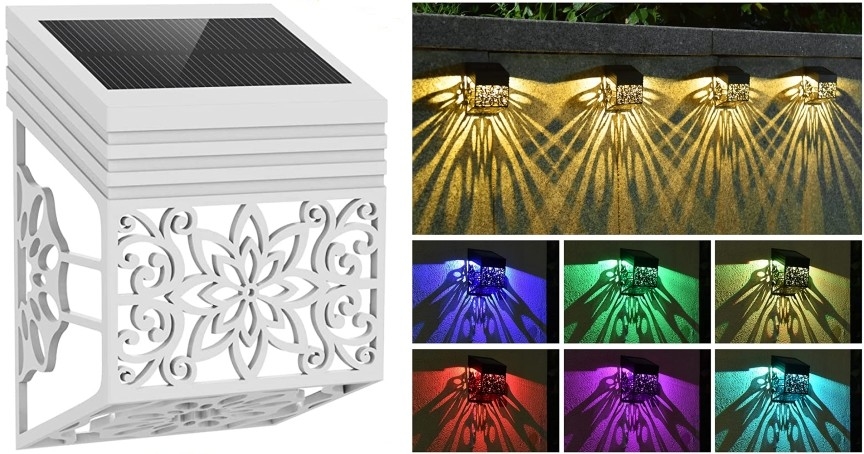 La barrière solaire de conception unique de modèle allume la lumière durable de jardin de LED de waterprooof extérieur d'éclairage