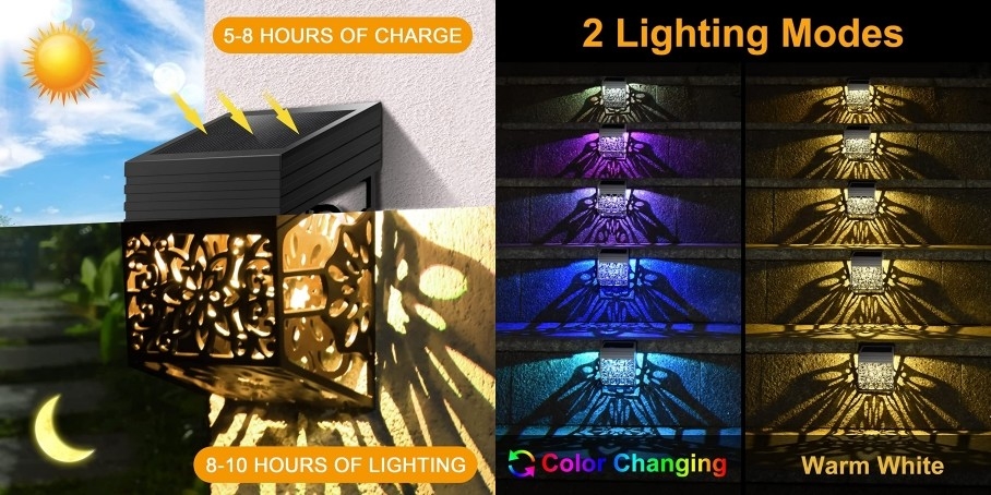 La barrière solaire de conception unique de modèle allume la lumière durable de jardin de LED de waterprooof extérieur d'éclairage