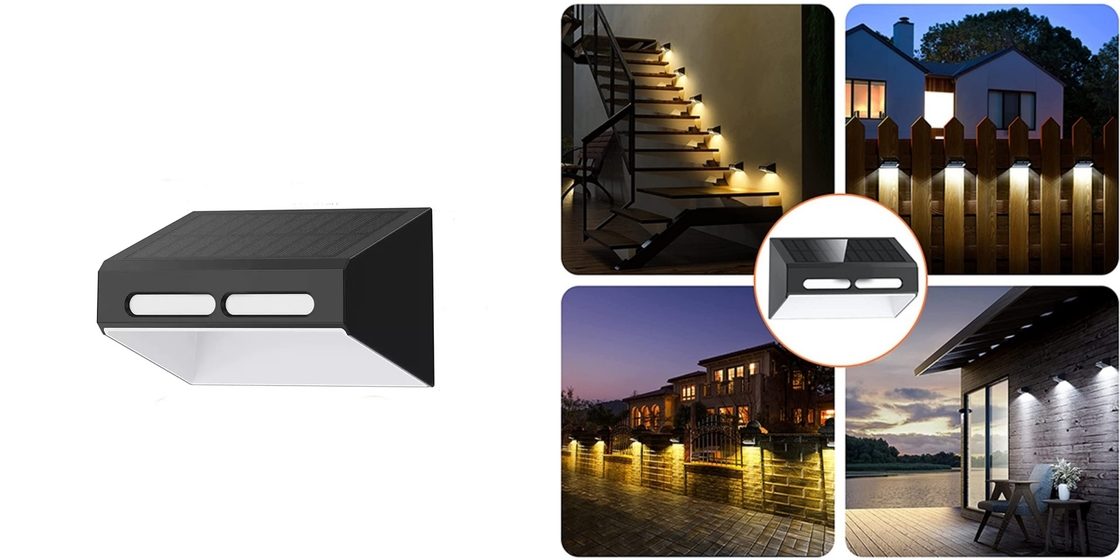 lumières actionnées solaires de barrière de la batterie 1800mA des lampes solaires LED de Light Decorative Ambient