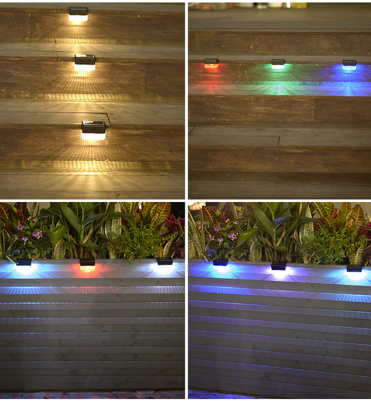 Le jardin actionné solaire imperméable décoratif allume la lumière solaire de l'escalier LED de lumière de lampe de mur