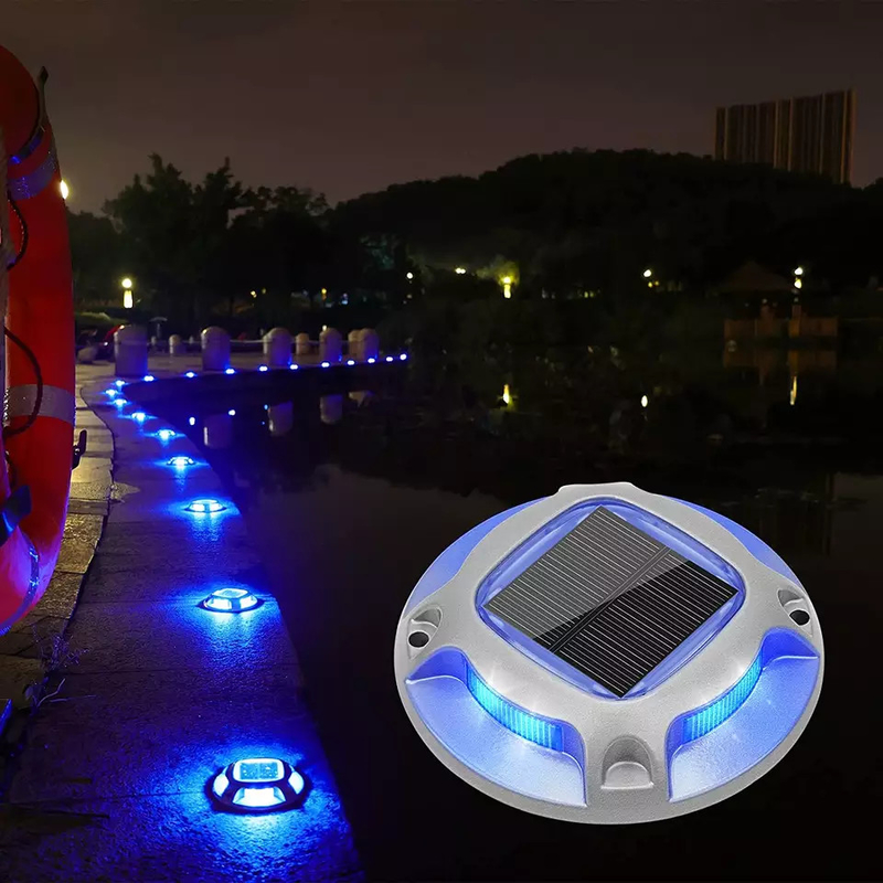 Le rond solaire sans fil de lumière de dock d'allée a mené le marqueur extérieur pour le passage couvert 110*22.5 millimètre