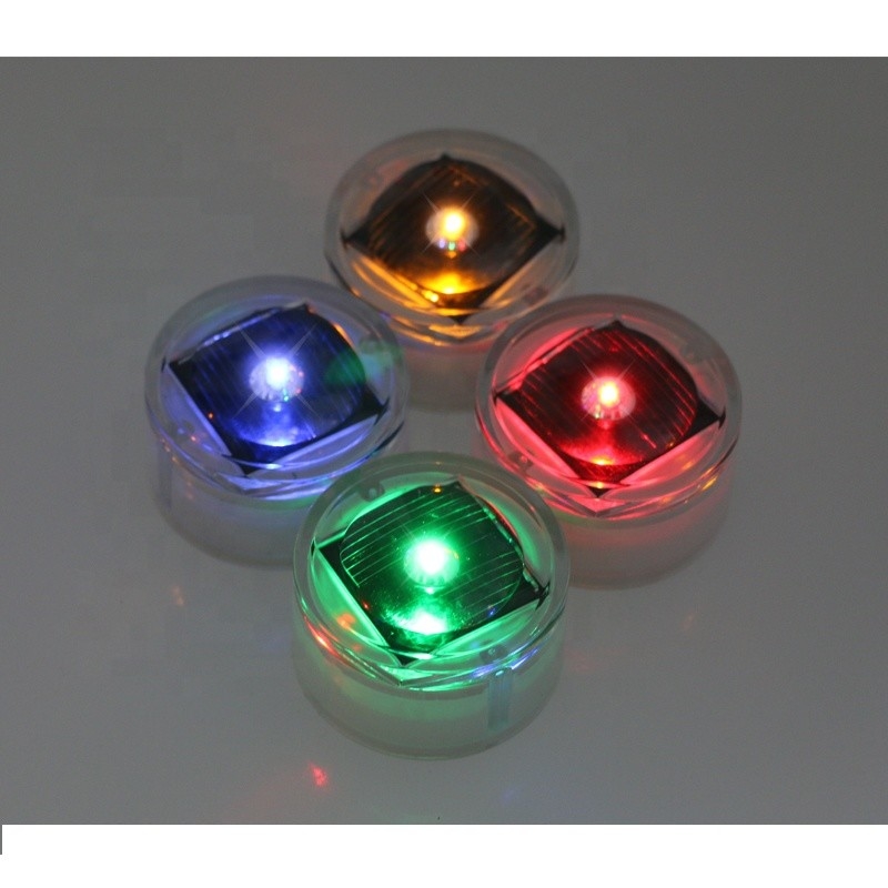 Gâchez le clignotant actionné solaire en verre de marqueur de trottoir de LED Cat Eye Light 40MA