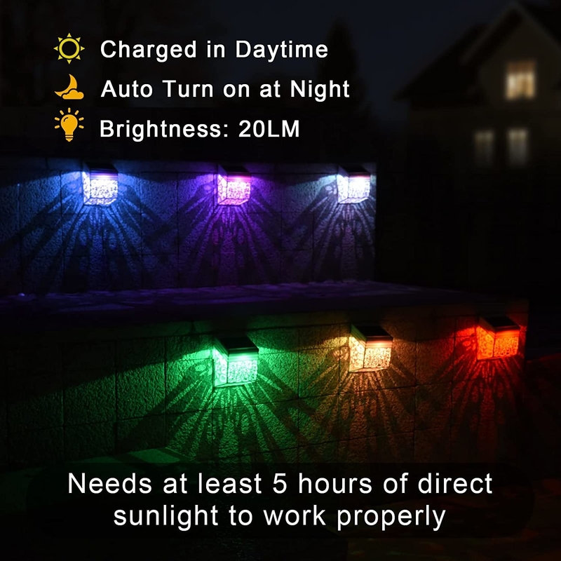 Le mur mené solaire de modèle de fleur allume IP65 la barrière décorative extérieure Lamp For Garden