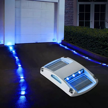 Installation de vis lumineuse en aluminium sur le quai solaire 7,1 x 5,3 x 4,3 pouces