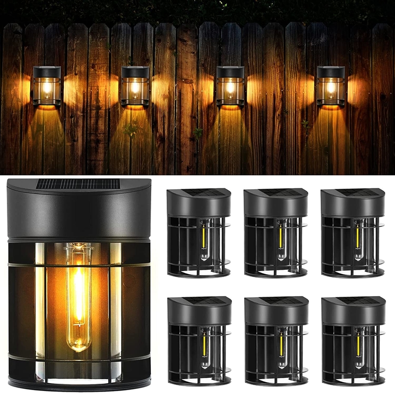 IP65 étanche à l'eau extérieure à énergie solaire Lampes de jardin LED Lampes murales solaires