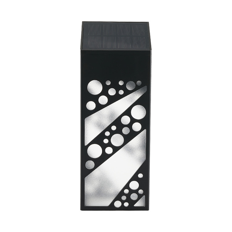 Lumière de clôture solaire étanche à l'eau sans fil 280mA Pour la décoration de murs de patio
