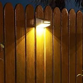 7 couleurs extérieures lumière solaire de jardin aluminium atmosphère lampe étanche clôture lumineuse murale