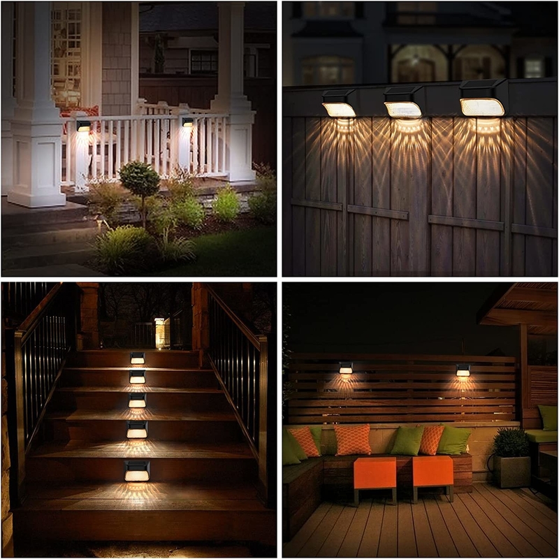 IP67 étanche à l'eau pour jardin décoration de terrasse lampe murale lampe solaire de jardin