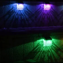 Lumières solaires de décoration ABS PC avec panneau solaire au silicium monocristallin Économie d'énergie
