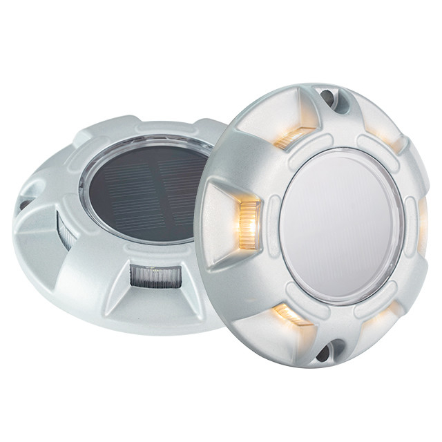 Avertissement extérieur LED lampes solaires de quai d'entrée 165g pour trottoir jardin chemin de fer lampes solaires étape