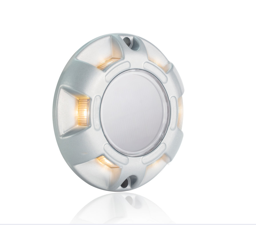 Avertissement extérieur LED lampes solaires de quai d'entrée 165g pour trottoir jardin chemin de fer lampes solaires étape