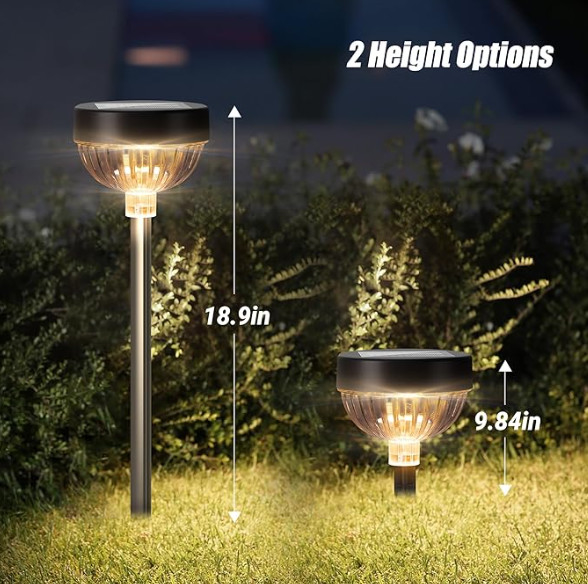 IP65 étanche ABS PC LED lumières solaires de jardin avec 100LM Intensité lumineuse / 600mAh capacité de la batterie