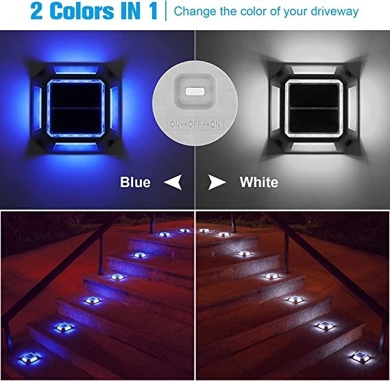 IP67 étanche à l'eau Soleil Led Dock Lights Led Deck Lamp Pour étape Trottoir Escalier Jardin Ground Pathway