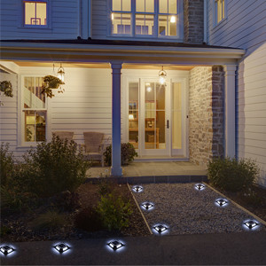 IP67 étanche à l'eau Soleil Led Dock Lights Led Deck Lamp Pour étape Trottoir Escalier Jardin Ground Pathway