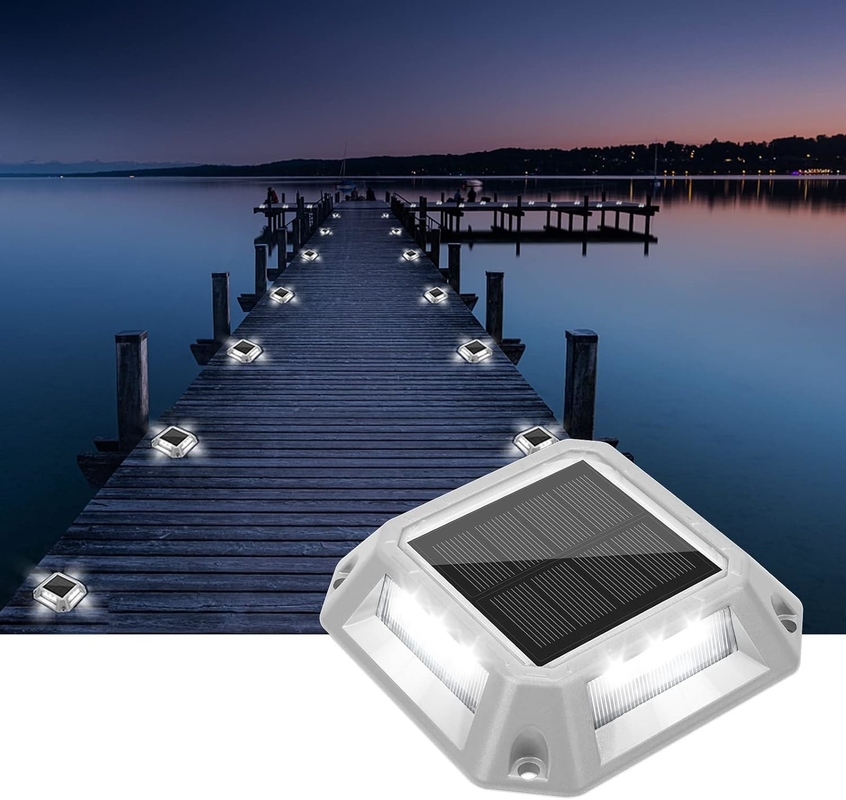 IP67 étanche à l'eau Soleil Led Dock Lights Led Deck Lamp Pour étape Trottoir Escalier Jardin Ground Pathway