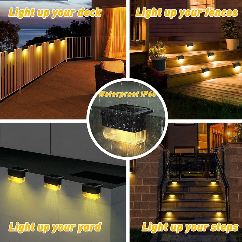 IP67 étanche à l'eau Soleil Led Dock Lights Led Deck Lamp Pour étape Trottoir Escalier Jardin Ground Pathway