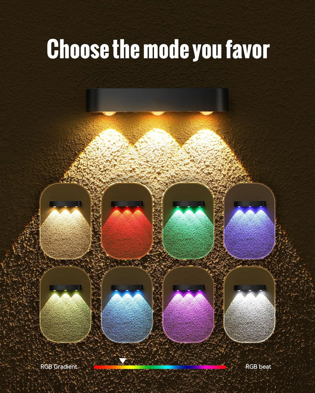 Panneau solaire en silicium monocristallin 5V / 220MA Lumières solaires décoratives extérieures noires