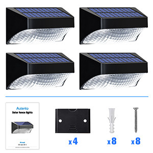 Lumière solaire de jardin extérieur décoratif