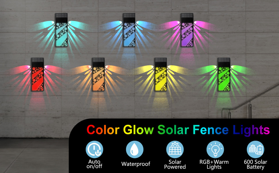 IP 68 étanche à l'eau lampes solaires LED de terrasse lampes solaires décoratives extérieures lampes d'escalier pour patio