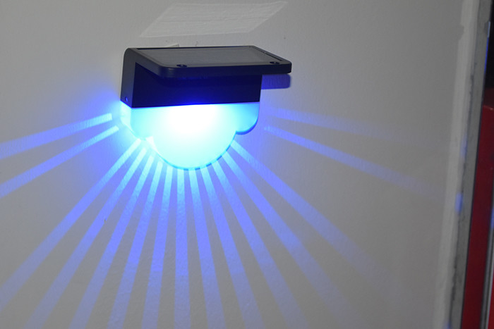 Lumières de jardin LED solaire ABS PC Lampes solaires extérieures Lampes solaires