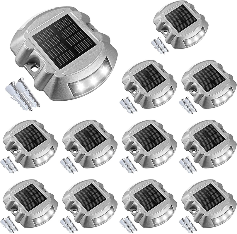 107*95*23mm Solar Powered Road Stud Light LED Réflecteur de la lumière du sol