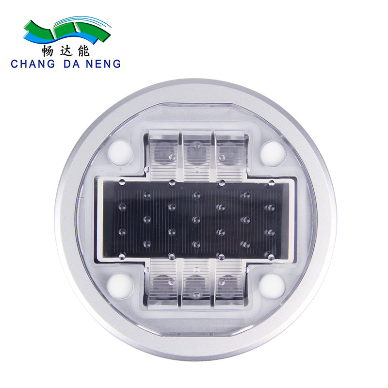 Lumières d'avertissement LED solaires Signes de circulation routière Marqueur lumineux pour la voie routière