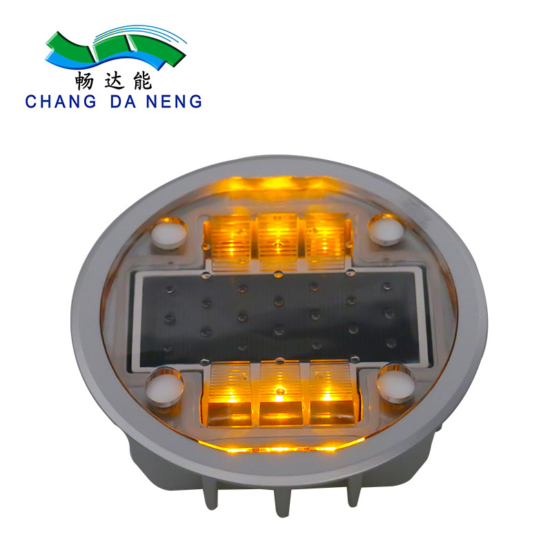 Lumières d'avertissement LED solaires Signes de circulation routière Marqueur lumineux pour la voie routière