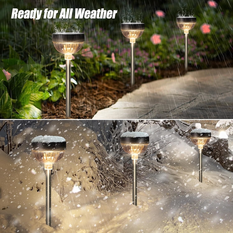 Éclairage solaire de jardin extérieur RGB décoratif