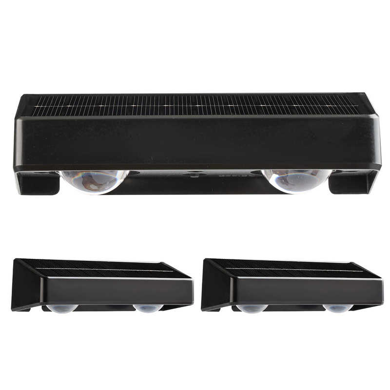 Lumière solaire monocristalline au silicium avec LED RGB ABA PC Shell IP65 Niveau étanche