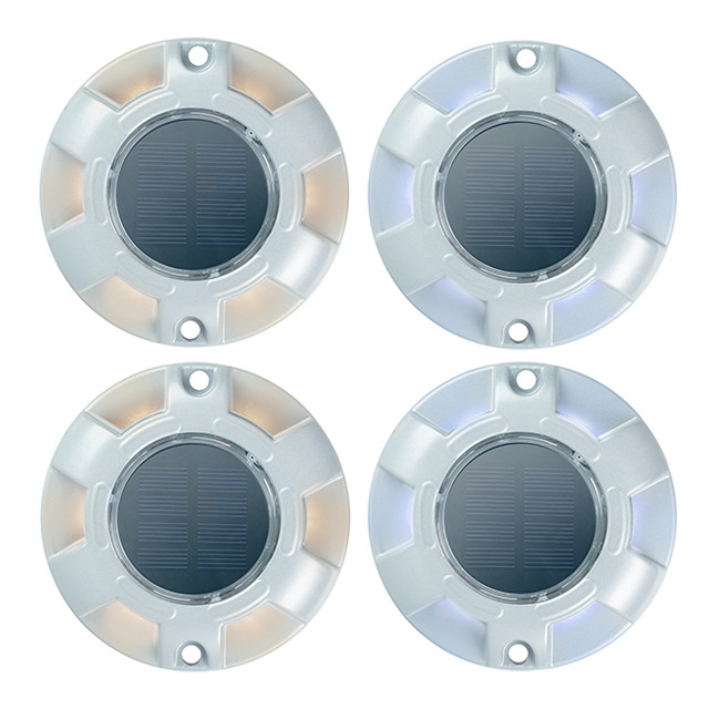 Avertissement extérieur LED lampes solaires de la voie d'accès au quai lampes de marche solaire pour le trottoir jardin chemin de jardin