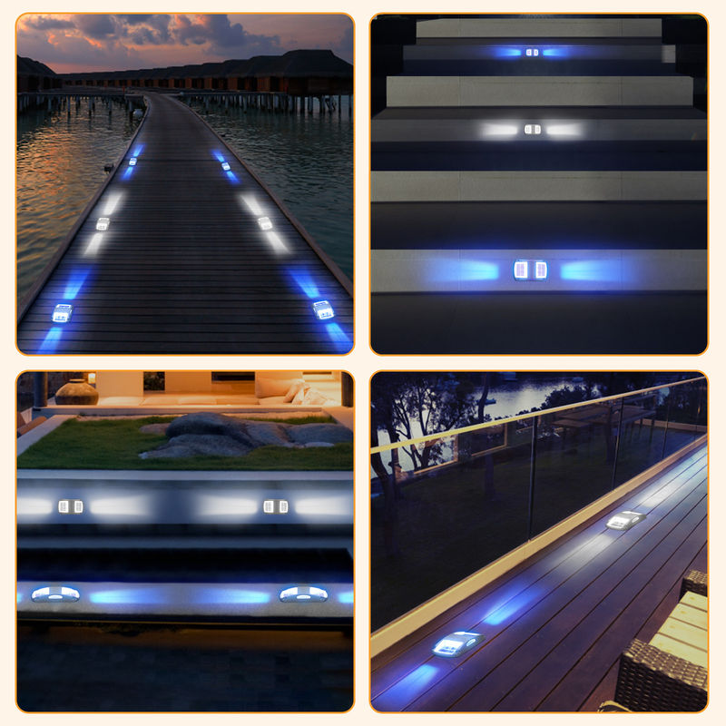 Lumières solaires réfléchissantes Lumières solaires décoratives LED