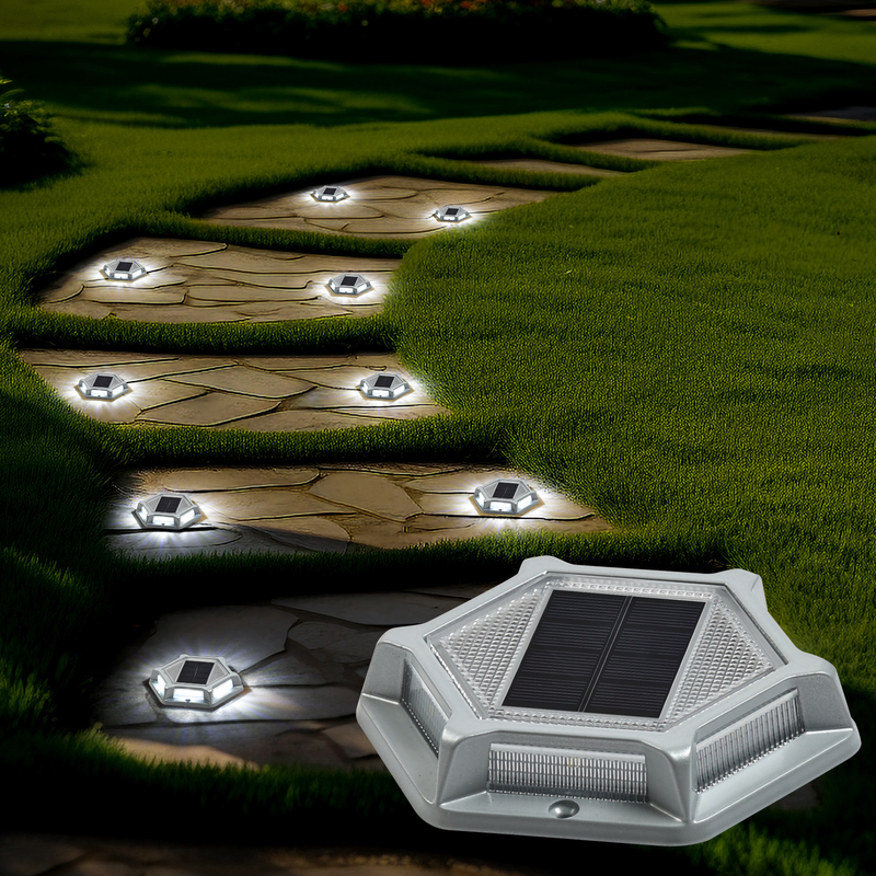 Lumière LED solaire pour une installation à vis facile 20 lumens luminosité source de lumière blanche froide