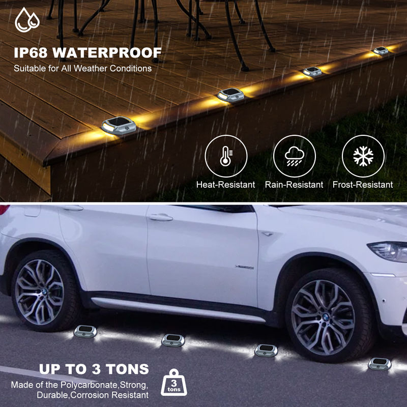 20 lumens Luminosité Aluminium Solar Dock Light Basse température de fonctionnement Facile à installer Léger 140g