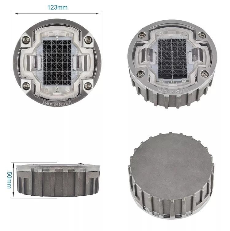 6 pièces LED quantité LED solaire routiers avec 3 ans de durée de vie et batterie Ni-Mh