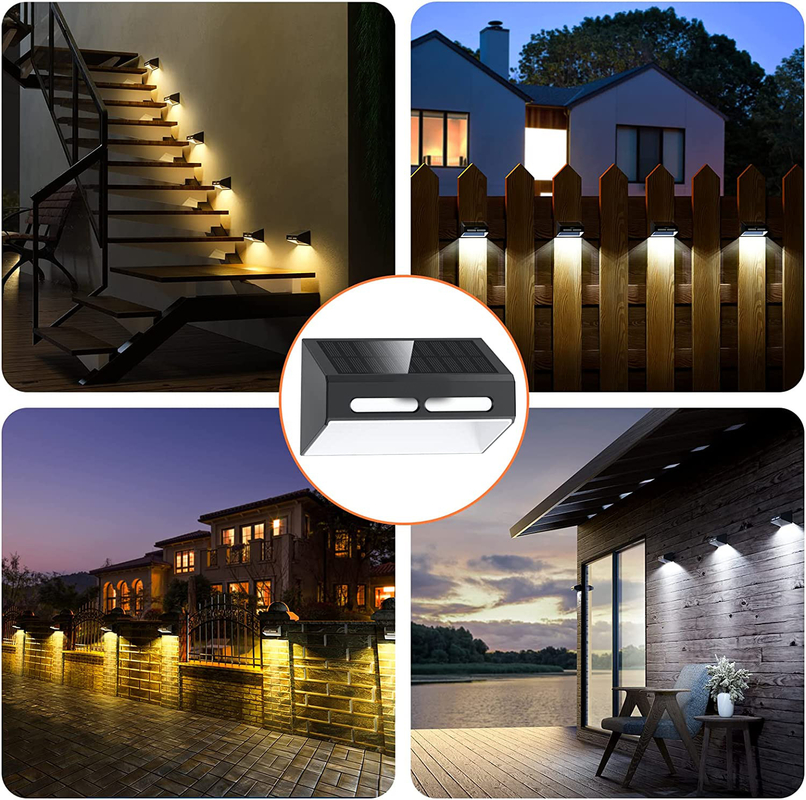 Lumière solaire LED avec ABA PC Shell RGB Mode de respiration pour l'éclairage extérieur