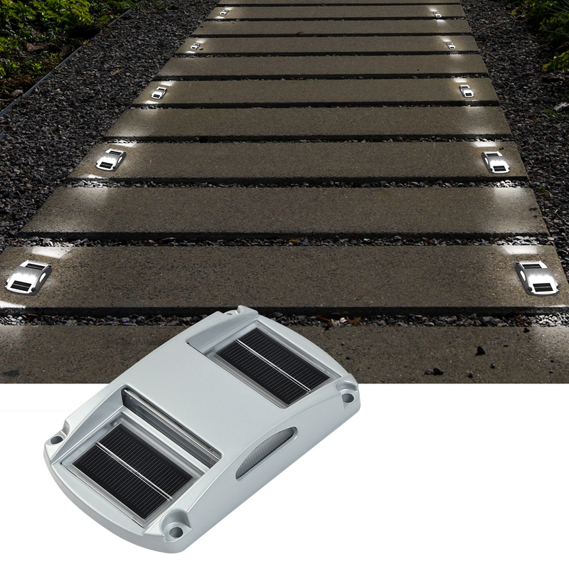 Éclairage solaire de quai en aluminium de 4 20 lumens