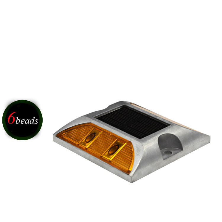Lumière LED solaire clignotante et réfléchissante