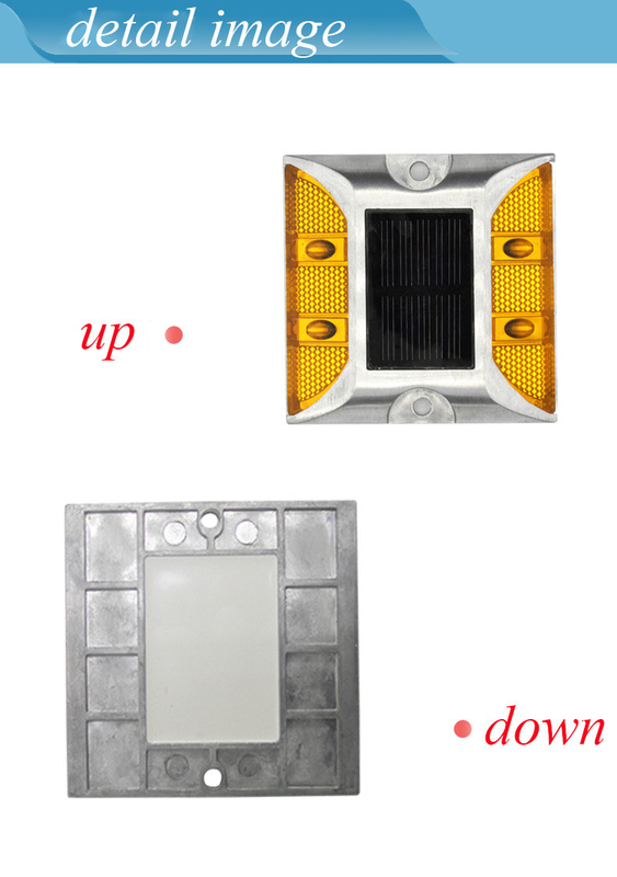 Lumière LED solaire clignotante et réfléchissante