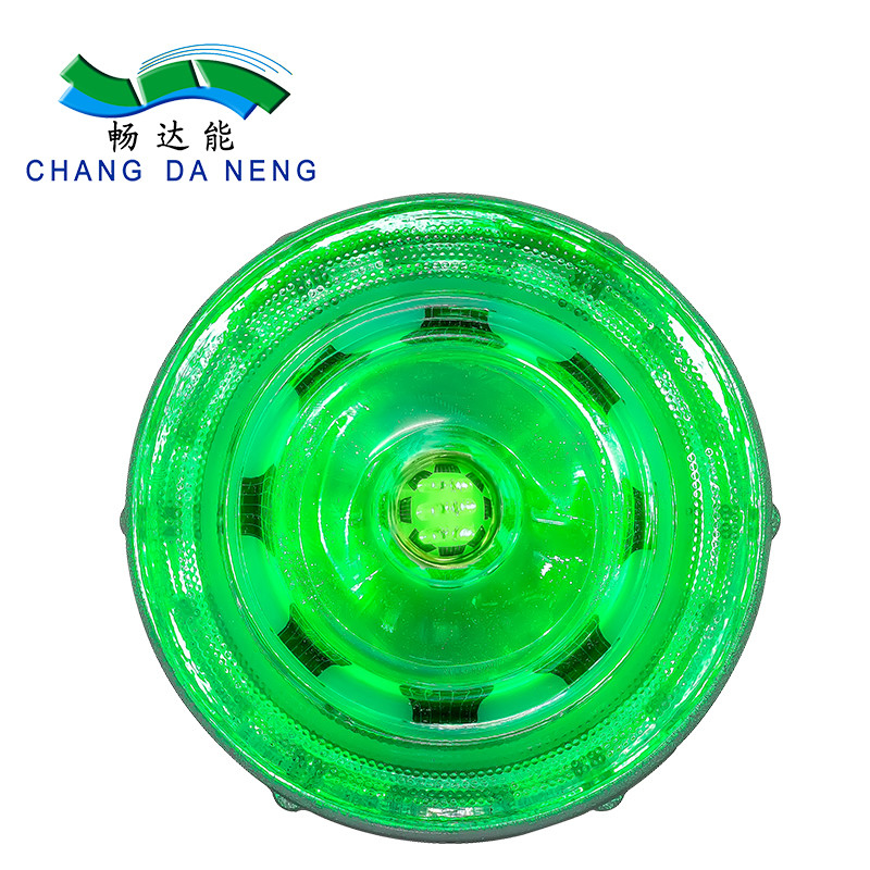 Vitre trempé à 360 degrés alimenté par l'énergie solaire LED Road Stud Roadway Avertissement de pavage