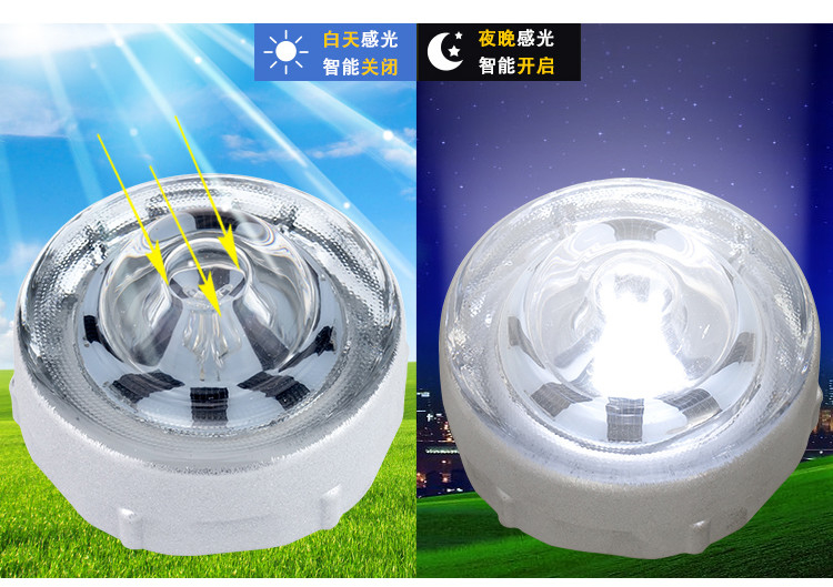 Vitre trempé à 360 degrés alimenté par l'énergie solaire LED Road Stud Roadway Avertissement de pavage
