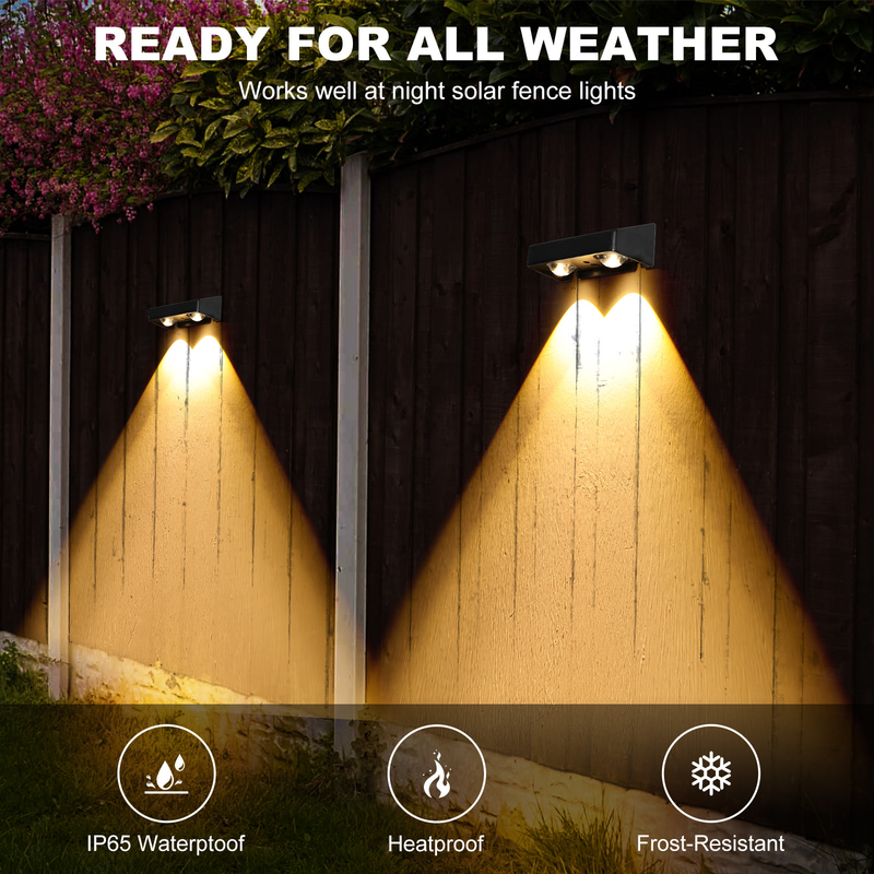 Éclairage solaire extérieur de jardin avec 20 heures de travail et IP65 étanche