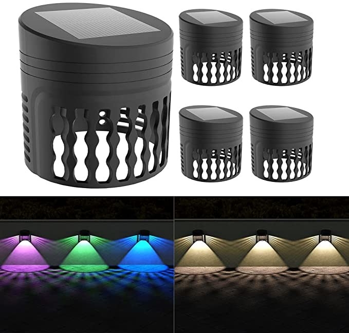 Lumières de jardin solaires avec 20 heures de travail et éclairage LED blanc chaud