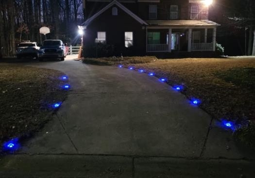 Lumières de pont solaire étanches IP67 LED Ourdoor Lumière de pont solaire pour l'éclairage extérieur