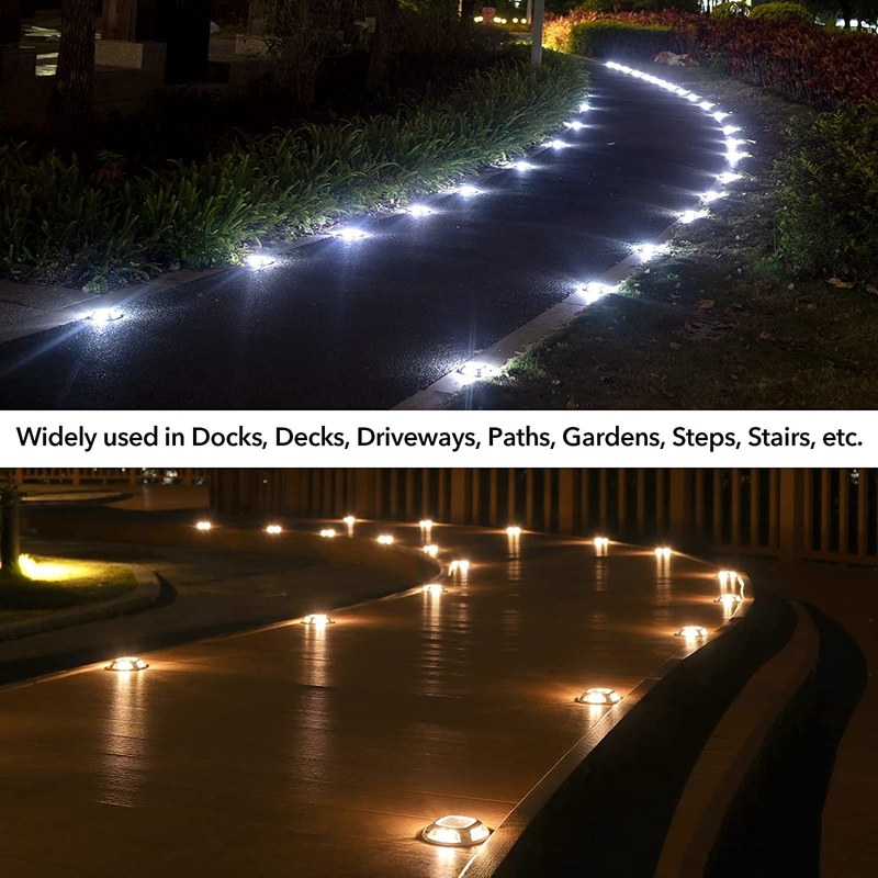 Lumières de pont solaire étanches IP67 LED Ourdoor Lumière de pont solaire pour l'éclairage extérieur
