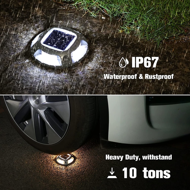 Lumières de pont solaire étanches IP67 LED Ourdoor Lumière de pont solaire pour l'éclairage extérieur
