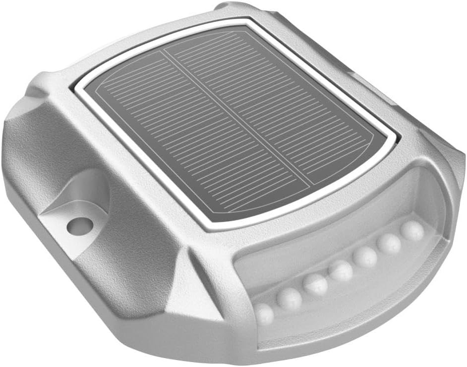 Lumière de pont solaire en aluminium PC pour une installation facile en blanc chaud
