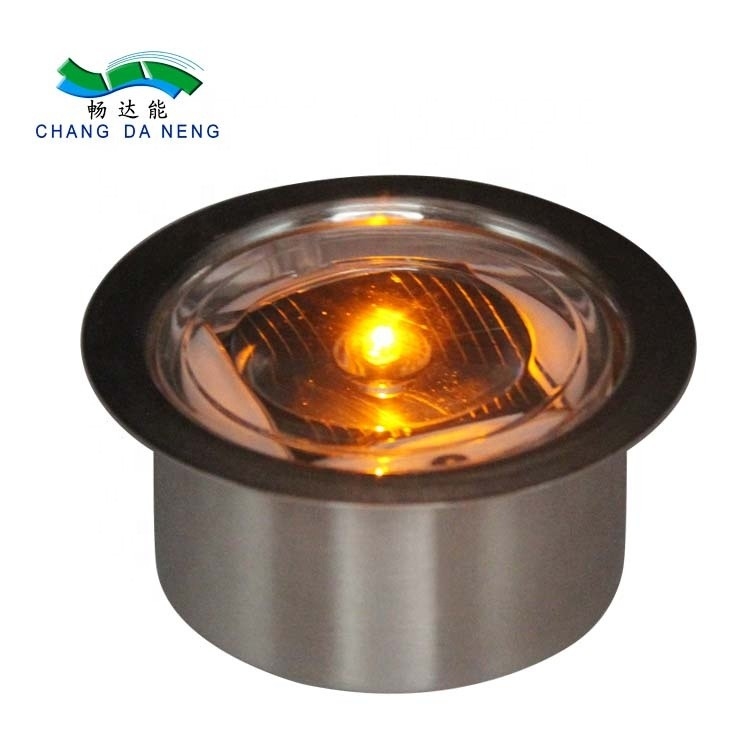 Lumière solaire extérieure de terrasse 2V Voltage 65*35 MM pour éclairage de jardin