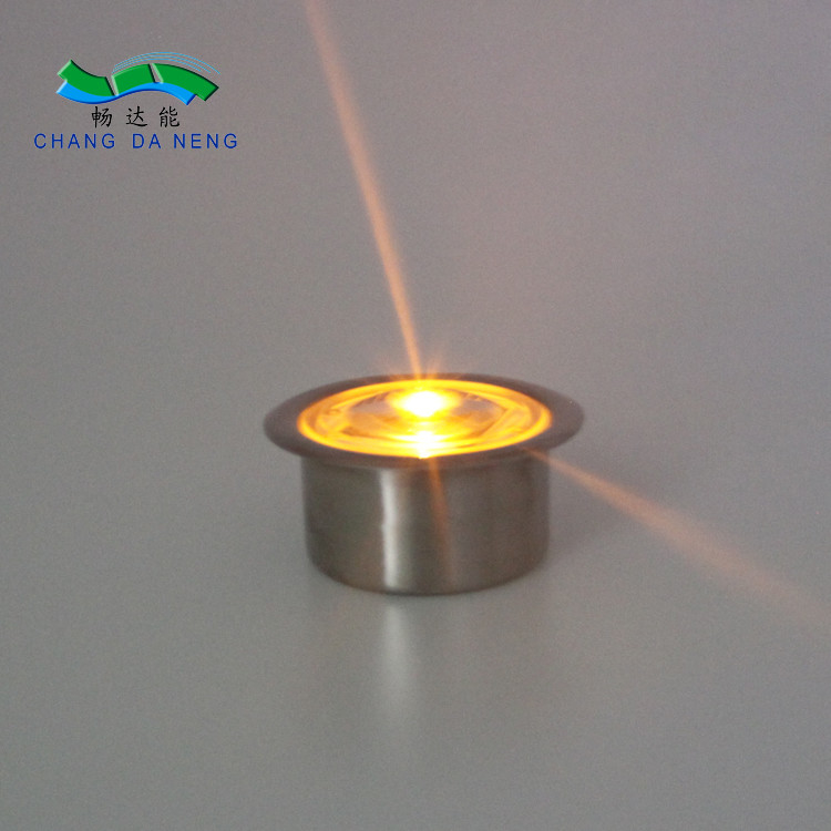 Lumière solaire extérieure de terrasse 2V Voltage 65*35 MM pour éclairage de jardin